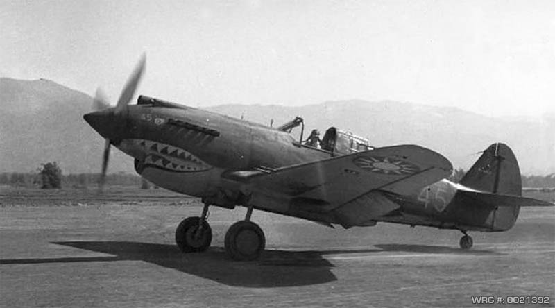 Curtiss P-40 Warhawk. WRG# 0021392