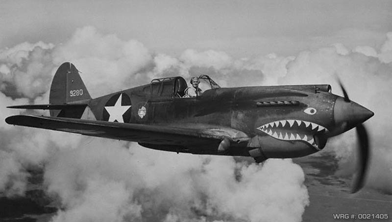 Curtiss P-40 Warhawk. WRG# 0021405