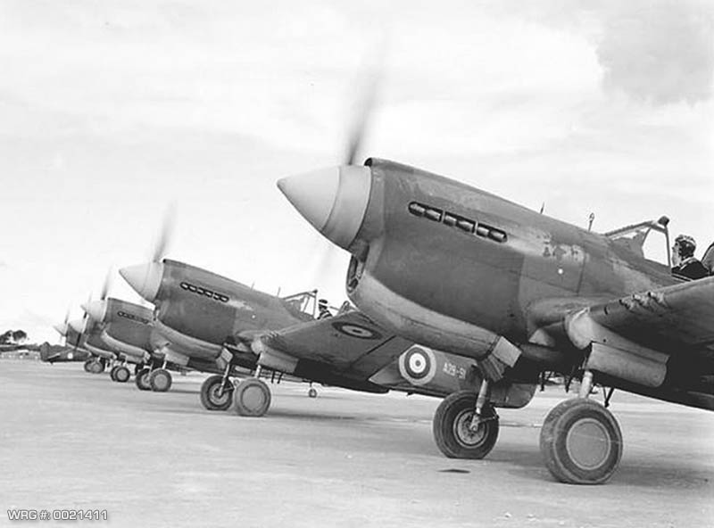 Curtiss P-40 Warhawk. WRG# 0021411