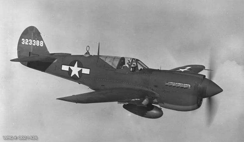 Curtiss P-40 Warhawk. WRG# 0021436