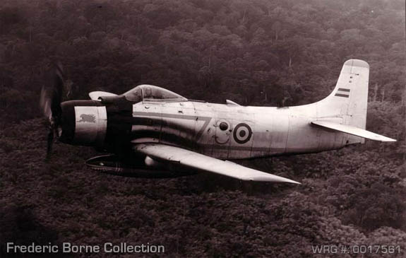 Douglas AD4 Skyraider Gabonese AF - WRG# 0017561
