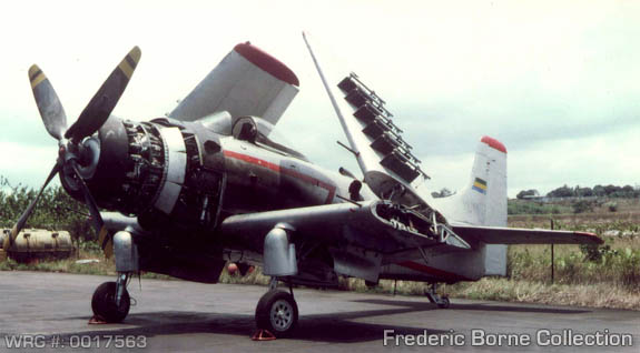 Douglas AD4 Skyraider Gabonese AF - WRG# 0017563
