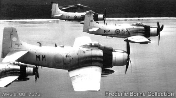 Douglas AD4 Skyraider Gabonese AF - WRG# 0017573