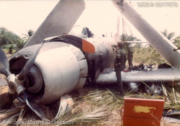 Douglas AD4 Skyraider Gabonese AF - WRG# 0017578