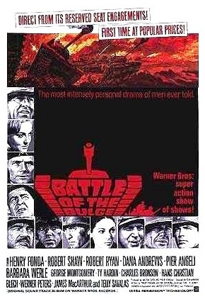 The original Battle OF The Bulge Movie Poster